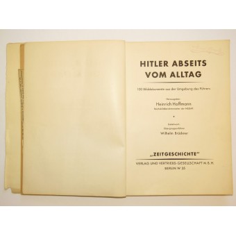 Hitler, das alltägliche Leben eines einsamen Mannes von H. Hoffmann. Espenlaub militaria